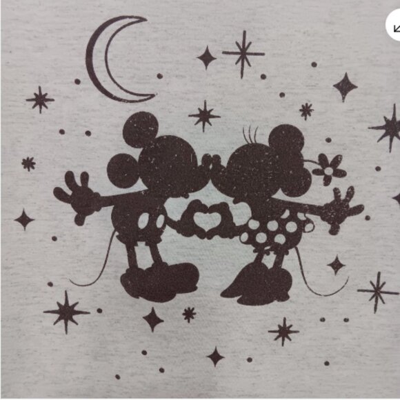 Disney Mickey & Minnie T-Shirt Gray‎ Medium Mad Engine Graphic Tee Wear Med B11 - Picture 1 of 10